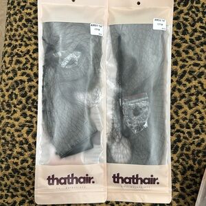 Dark Gray Halo Hair Extensions- Wavy and Straight set